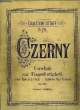 VORSCHULE ZUR FINGERFERTIGKEIT (PETITES ETUDES DE LA VELOCITE - INTRODUCTORY FINGER EXERCISES). CZERNY