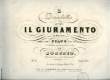 DEUX QUADRILLES SUR L'OPERA IL GIURAMENTO. BOSISIO