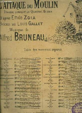 L'ATTAQUE DU MOULIN. BRUNEAU Alfred / GALLET Louis