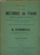 NOUVELLE METHODE DE PIANO. SCHMOLL A.