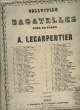 COLLECTION DE BAGATELLE. LECARPENTIER A.