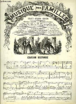 LA MUSIQUE DES FAMILLES 2° ANNEE N°40 - CHANSON BRETONNE + LE CHANT DE L'ALOUETTE + LA DAIGNEUSE.. COLLECTIF