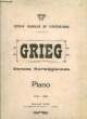 DANSES NOWEGIENNES. GRIEG