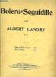 BOLERO-SEGUIDILLE. LANDRY Albert