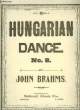 HUNGARIAN DANCE N&deg;8. BRAHMS J.