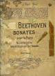 SONATES POUR LE PIANO PREMIER VOLUME. BEETHOVEN