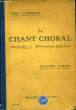 LE CHANT CHORAL. COMBARIEN Jules