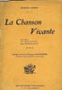 LA CHANSON VIVANTE. SCHLOSSER Paul et Georges