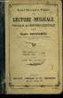 LECTURE MUSICALE, VOCALE ET INSTRUMENTALE. SCHVARTZ Emile