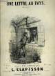 UNE LETTRE AU PAYS. CLAPISSON L. / GUERIN H.