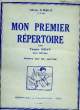 MON PREMIER REPERTOIRE. NETT Tante