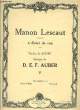 MANON LESCAUT, L'ECLAT DE RIRE. AUBER D.F.E. / SCRIBE