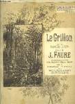 LE GRILLON. FAURE J. / BOYER Georges