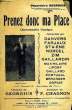 PRENEZ DONC MA PLACE. CHAGNON Pierre / GEORGIUS