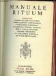 MANUALE RITUUM N°76. COLLECTIF