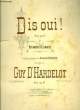 SAY YES (DIS OUI). D'HARDELOT Guy / ST. LEONARDS R. / LAFRIQUE A.