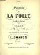 SOUVENIR DE LA FOLLE. GOMION L.
