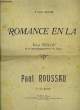 ROMANCE EN LA. ROUSSEAU Paul