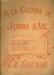 JEANNE D'ARC EN PRIERE. GOUNOD Ch.