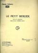 LE PETIT BERGER (THE LITTLE SHEPERD). DEBUSSY Claude