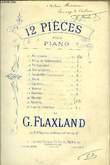 12 PIECES POUR PIANO. FLAXLAND G.
