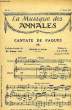LA MUSIQUE DES ANNALES N°17 CANTATE DE PAQUES. COLLECTIF