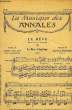 LA MUSIQUE DES ANNALES N°40 LE RÊVE. COLLECTIF