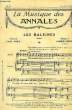 LA MUSIQUE DES ANNALES N°51 LES BALEINES. COLLECTIF