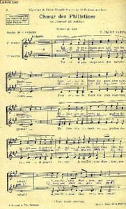 CHOEUR DES PHILISTINES