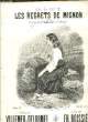 LES REGRETS DE MIGNON paroles de Villemer et Delormel. F.BOISSIERE