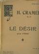 LE DESIR pour piano. CRAMER