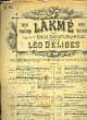 LAKME ACTE II N°9 bis STANCES pour tenor. LEO DELIBES