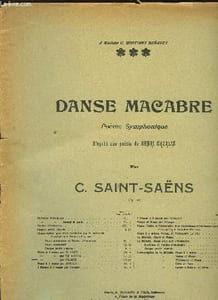 DANSE MACABRE pour piano