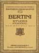 ETUDES POUR PIANO N°1089 OP.29 25 ETUDES introductions à celles de Cramer. BERTINI