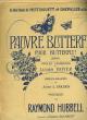 PAUVRE BUTTERFLY (poor butterfly) en anglais et français pour piano et chant LE GROS SUCCES DE MISTINGUETT ET CHEVALLIER. RAYMOND HUBBELL