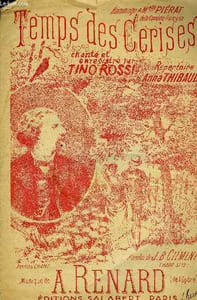LE TEMPS DES CERISES pastorale