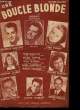 UNE BOUCLE BLONDE rumba chantée PARTITION POUR LE CHANT. JACQUES DUTAILLY