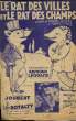LE RAT DES VILLES ET LE RAT DES CHAMPS. FRANCIS LOPEZ