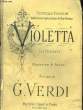 VIOLETTA (la traviata) opéra en quatre actes PARTITION CHANT ET PIANO. G.VERDI