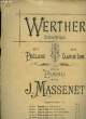 "N°2 CLAIR DE LUNE tiré de ""Werther""". J.MASSENET