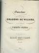 OUVERTURE DES DRAGONS DE VILLARDS pour piano A QUATRE MAINS. AIME MAILLARD