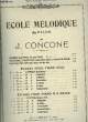 ECOLE MELODIQUE DU PIANO N°2 POUR PIANO. J.CONCONE