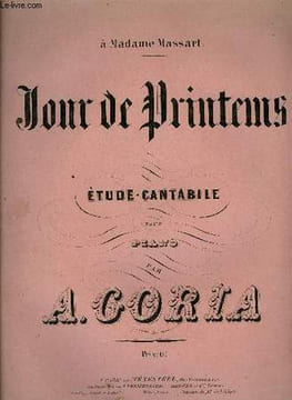 JOUR DE PRINTEMPS étude de cantabile. A. CORIA