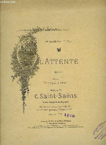 L'ATTENTE watching pour piano et chant en français et anglais
