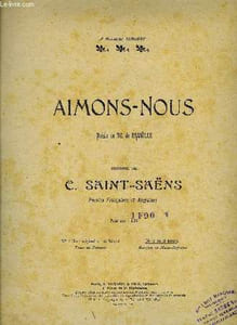 AIMONS-NOUS let us love POUR CHANT ET PIANO EN ANGLAIS ET FRANCAIS