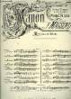 "N°3 REGRETS DE MANON extrait de ""Manon"" CHANT ET PIANO". J. MASSENET