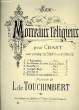MORCEAUX RELIGIEUX POUR CHANT N°5. AVE MARIA solo pour orgue et baryton ou mezzo-soprano. L. DE TOUCHIMBERT