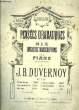 N°1 L'ELISIRE D'AMOUR extrait de Pensées Dramatiques pour piano seul. J.B DUVERNOY