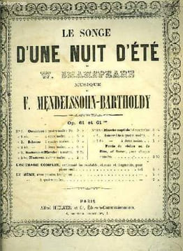 "N°3 ter MARCHE NUPTIALE extrait de ""LE SONGE D'UNE NUIT D'ETE"" de W.Shakespeare". F. MENDELSSOHN BARTHOLDY