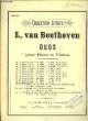 DUOS pour piano et violon N°11 RONDO in G dur. L. VAN BEETHOVEN